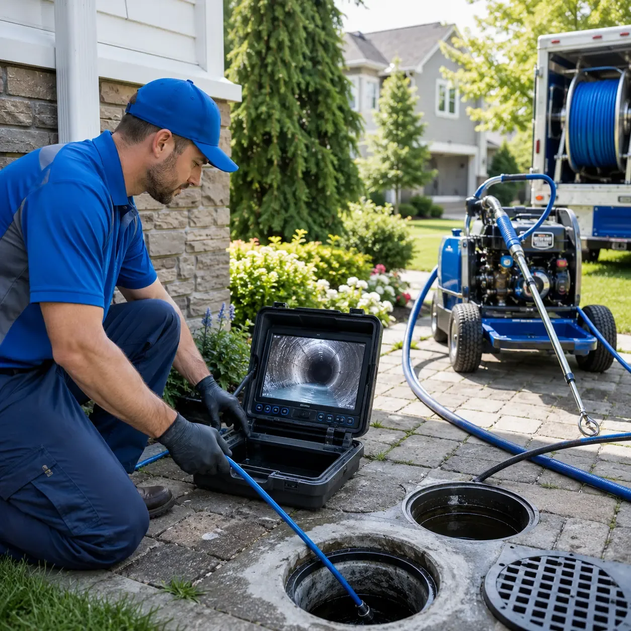 Outdoor drain cleaning professionals serving Wayne, MI