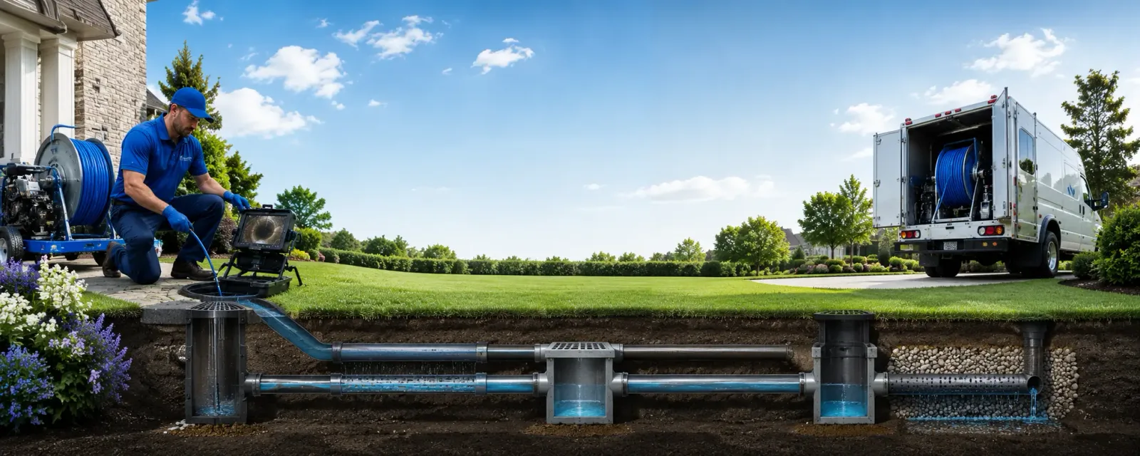 Outdoor drain cleaning information for Wayne, MI